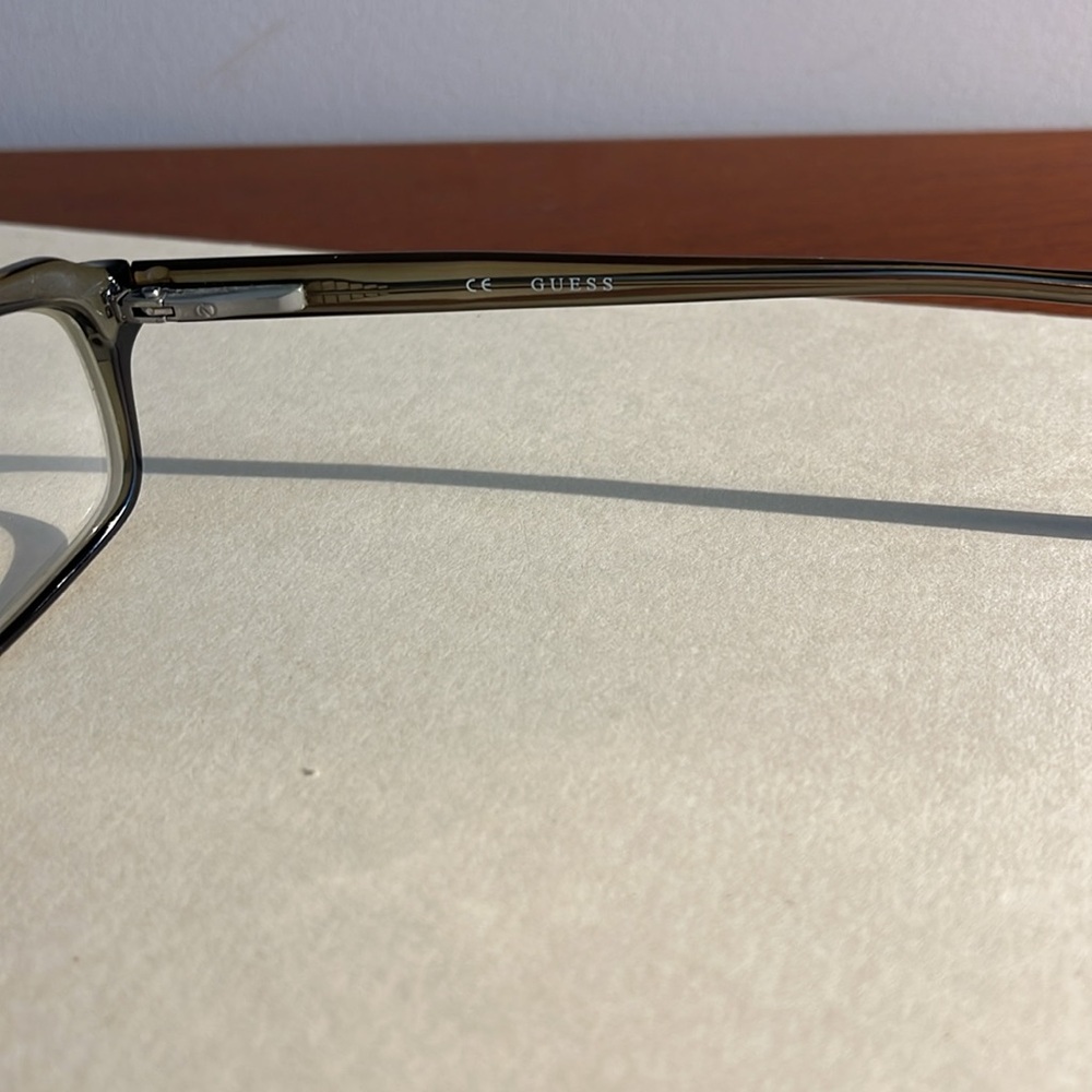 Guess Men’s Stylish Clear Brown Rectangular Eyegl… - image 5